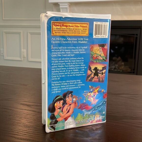 Disney VHS The Return of Jafar, The Second Aladdin Film 66 mins 1994 90s film - Picture 3 of 4